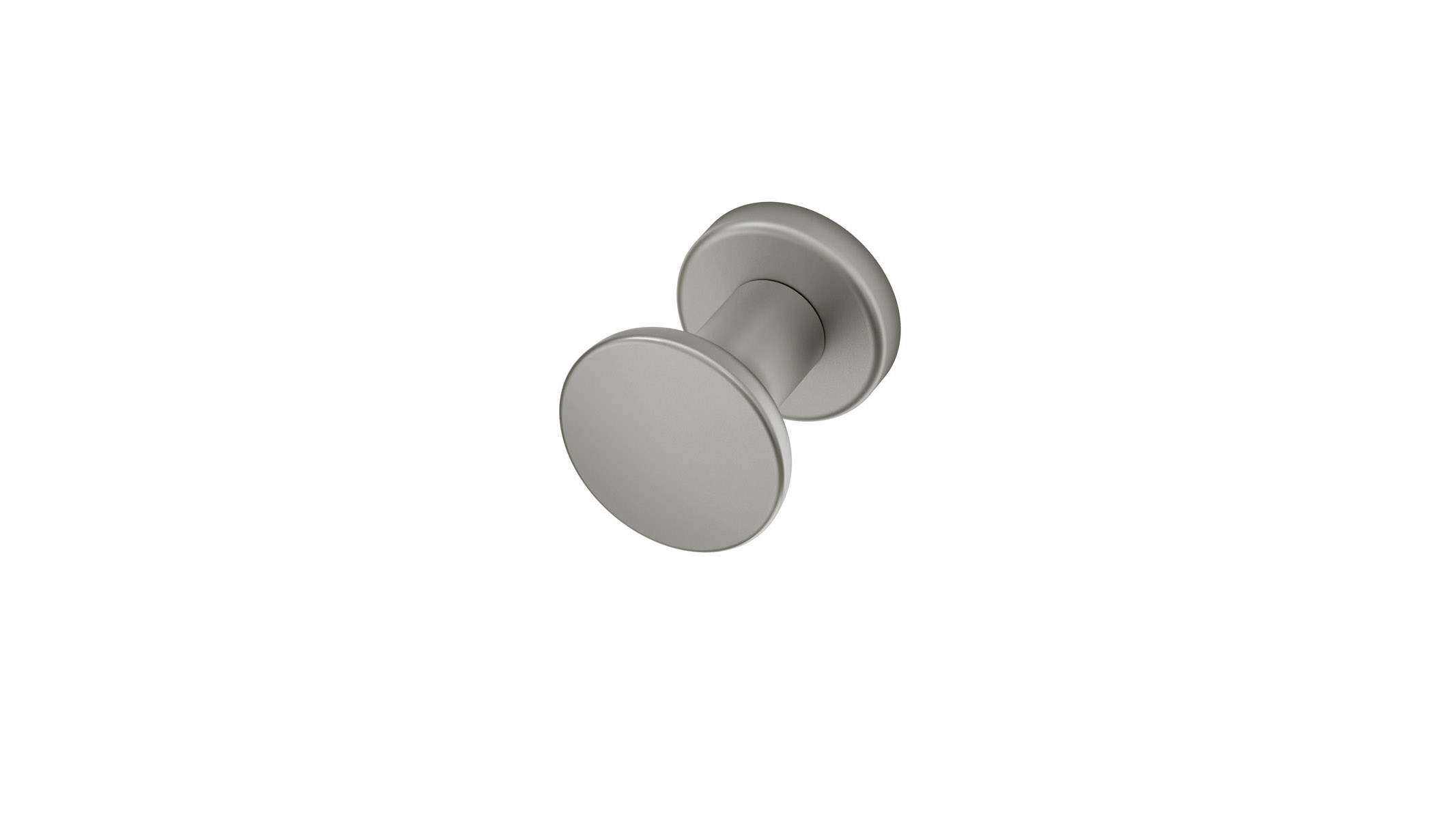 Round pomolo alluminio