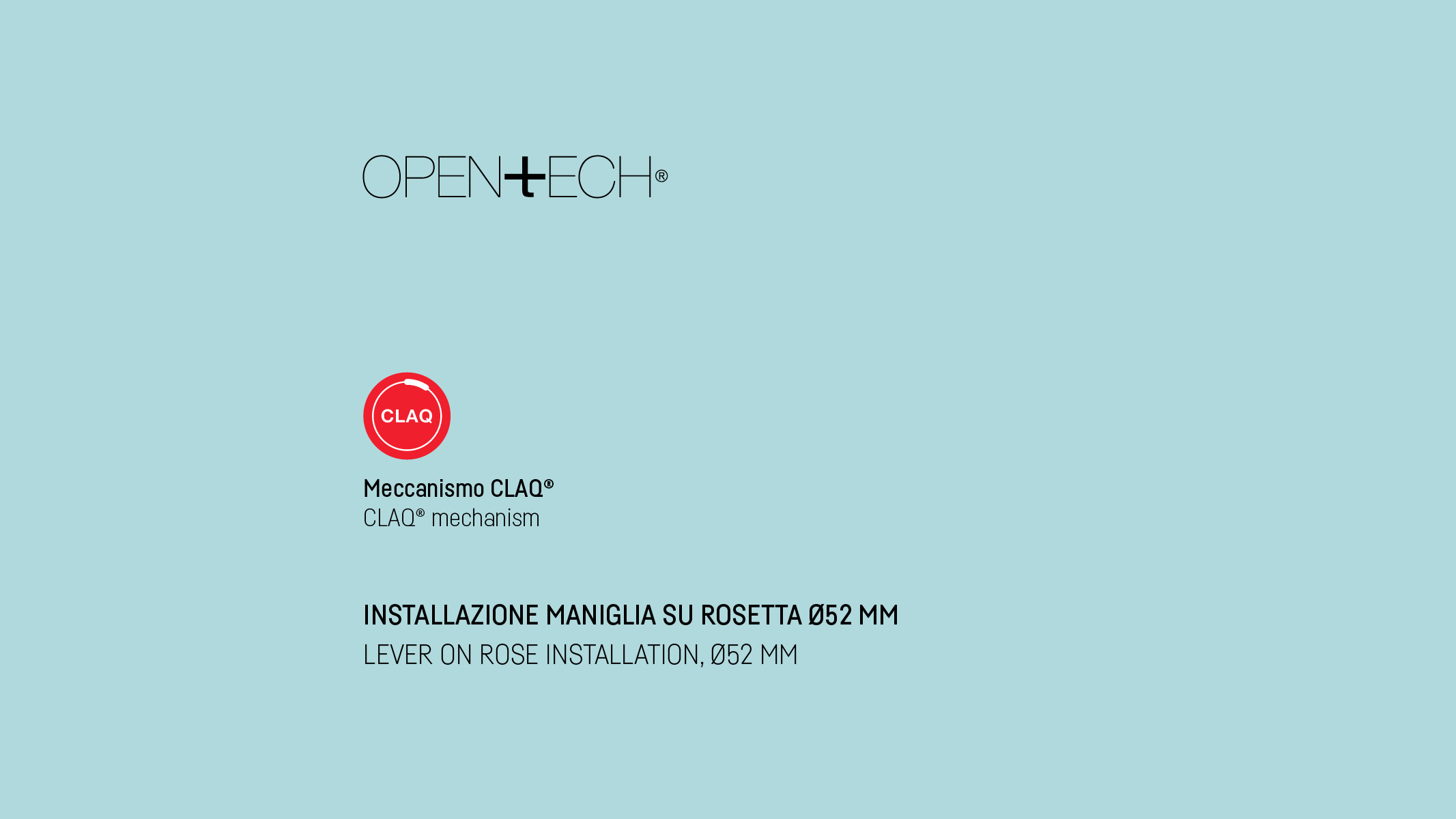 Tutorial for installation on Ø52 mm rose