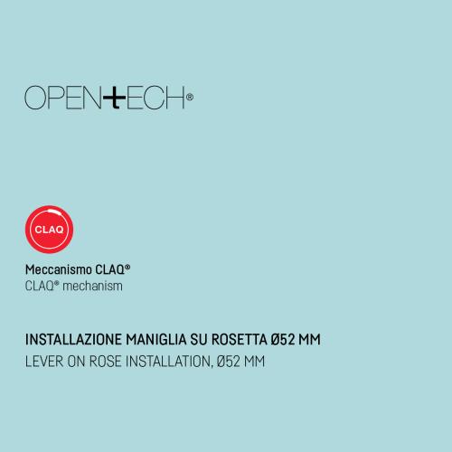 Tutorial for installation on Ø52 mm rose
